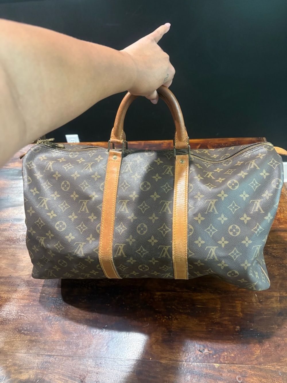 Louis Vuitton keepall travel duffle 50 - Picture 6 of 9